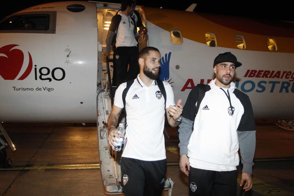 Llegada del Valencia CF a Las Palmas