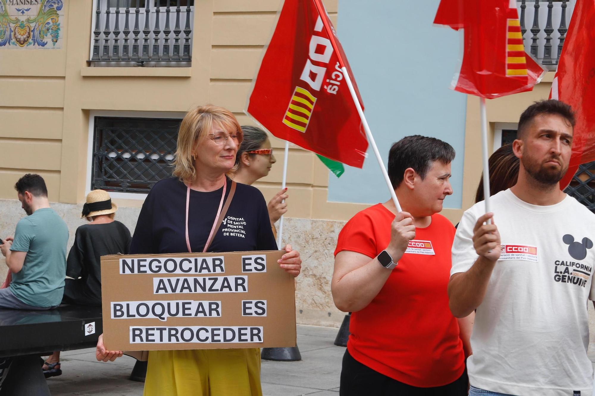 Los sindicatos del Hospital de Salud Mental de Bétera reclaman un convenio y carrera