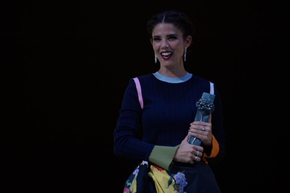 Gala de entrega del Premio Ciudad del Paraíso a la actriz Kiti Mánver.