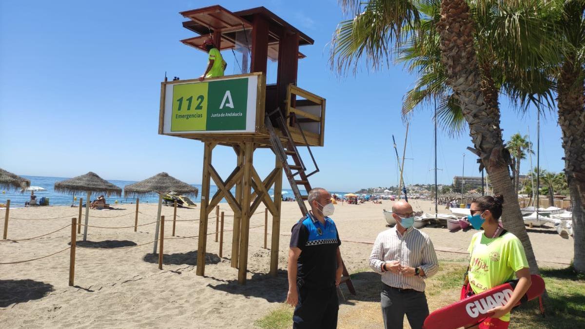 El edil de Playas, José Carlos Martín, presentó el balance de junio y julio.