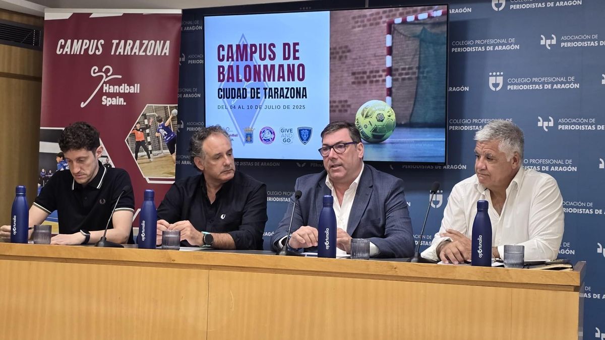 Baños, Jaray, Asensio y Ruiz Paz, en la presentación de este jueves.