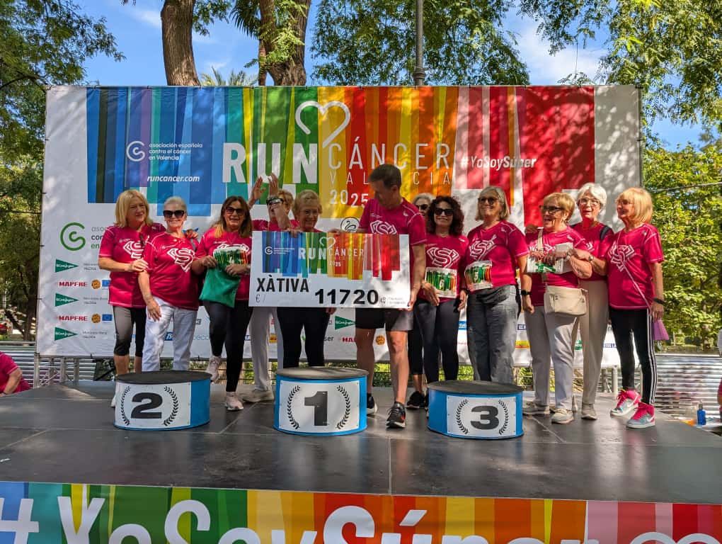 La Run Cáncer recauda 11.720 euros en Xàtiva