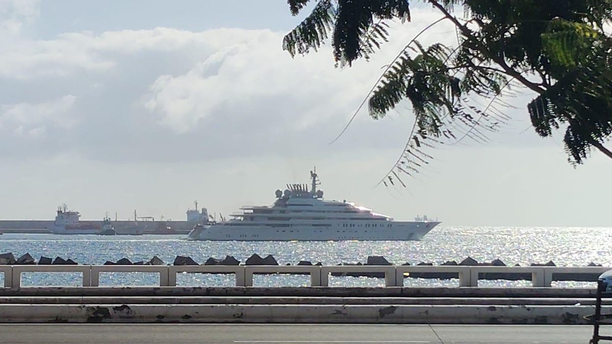 Yate de jeque árabe en Las Palmas de Gran Canaria