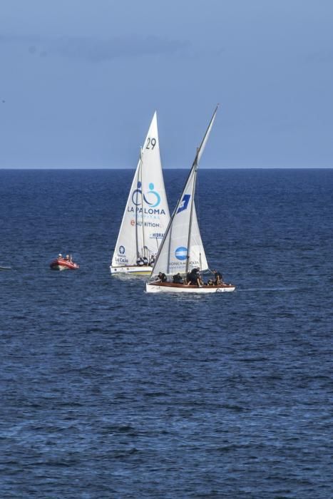 21-09-19 DEPORTES. BAHIA DEL PUERTO. LAS PALMAS DE GRAN CANARIA. Vela latina. Desempate Guanche-Tomás Morales por el título del Campeonato. Fotos: Juan Castro.  | 21/09/2019 | Fotógrafo: Juan Carlos Castro