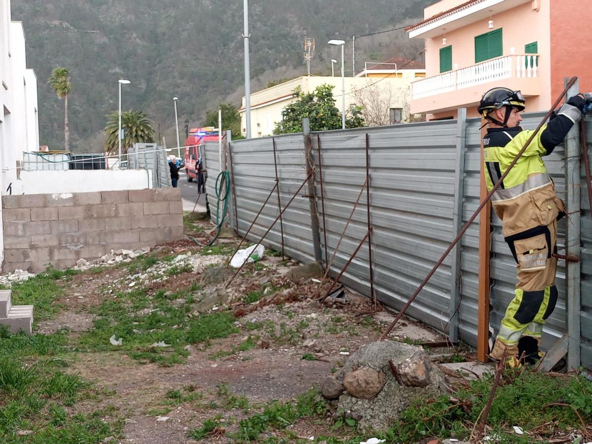 Caída de ramas y otros objetos este fin de semana en Tenerife a causa del viento