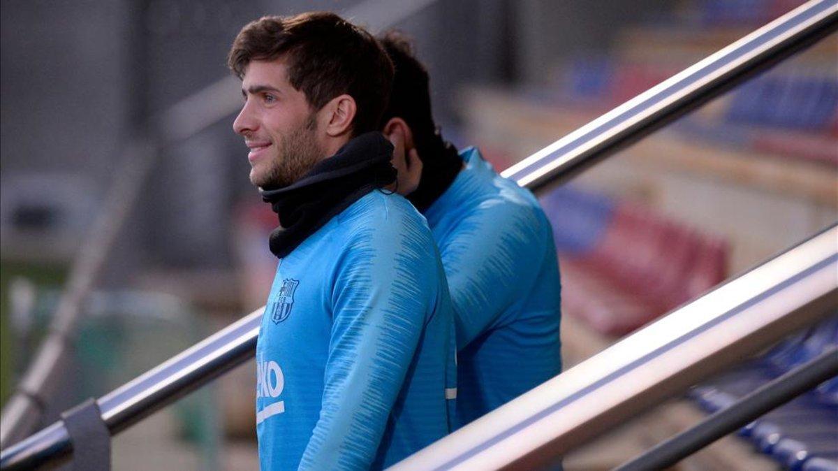 Sergi Roberto ha vuelto a su posición habitual