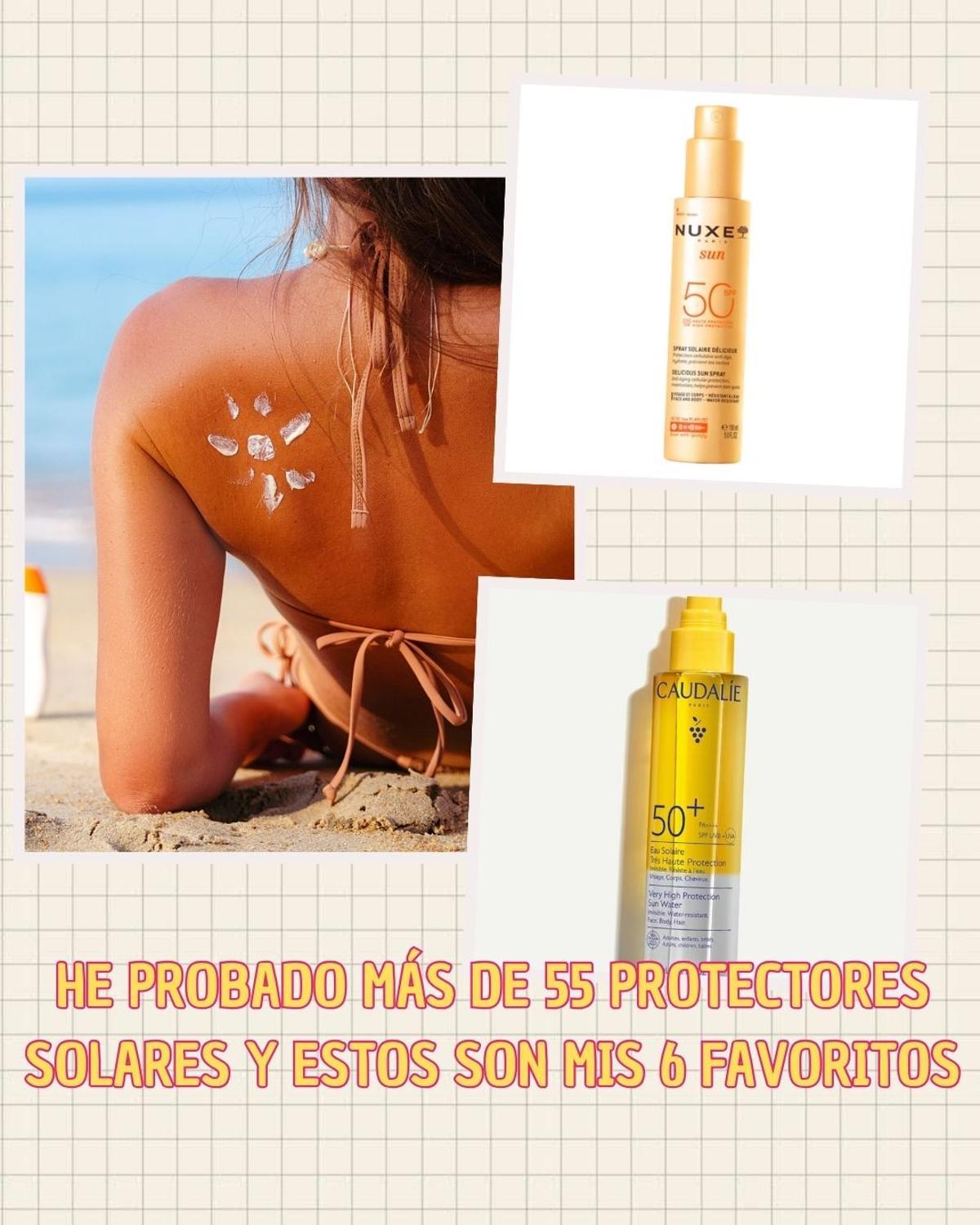 He probado más de 55 protectores solares estos son mis favoritos