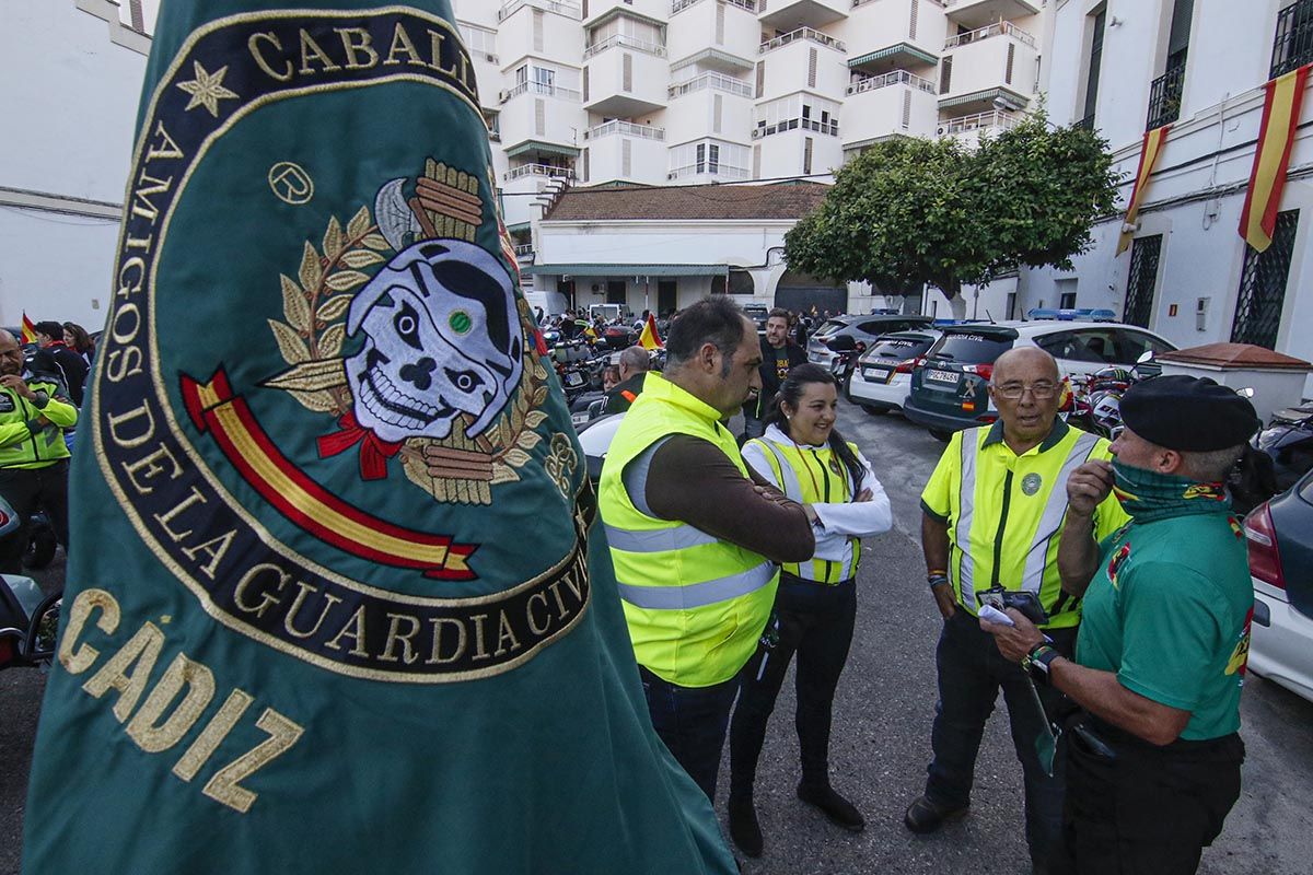 Una ruta motera solidaria por Córdoba pone fin a los actos de la Guardia Civil