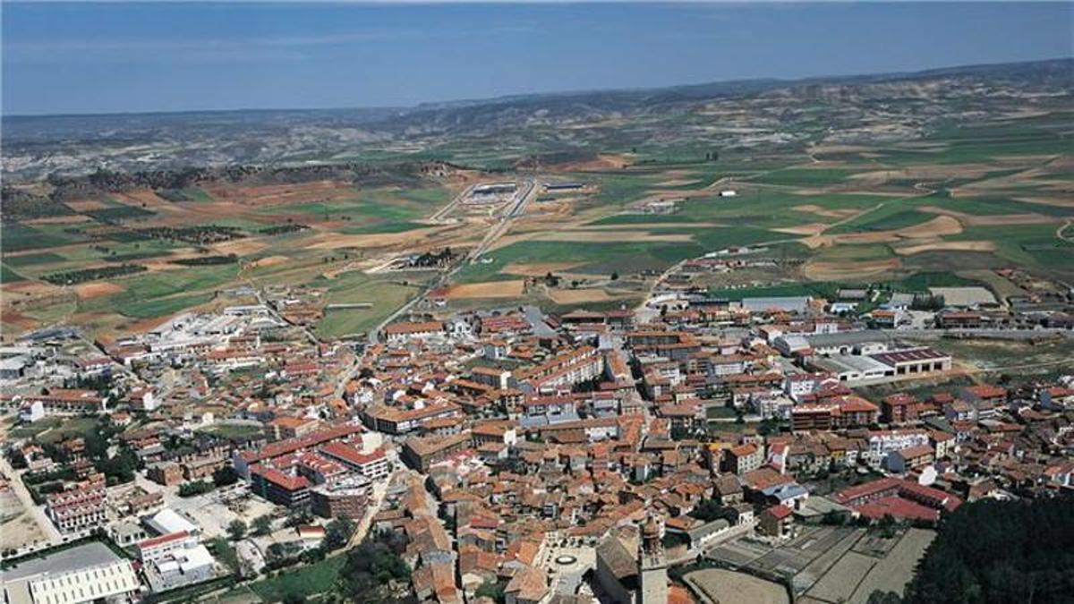 Vista aérea de Calamocha.