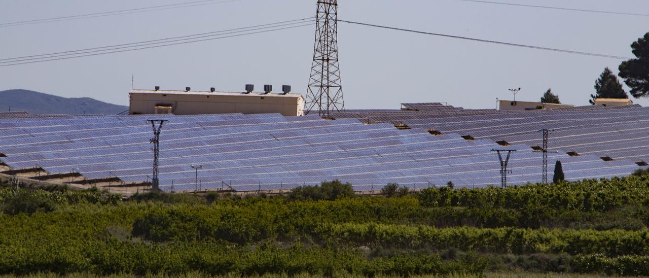 Planta fotovoltaica en Bèlgida.