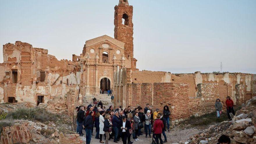 Visita al Belchite viejo.