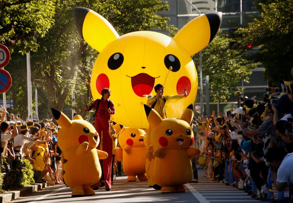 Més de mil Pikachus desfilen pels carrers de Yokohama