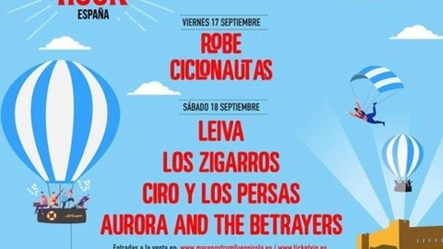 Cartel de Cosquín Rock en Marenostrum Fuengirola