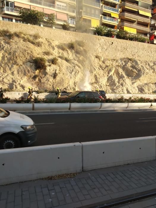 El suceso no ha causado heridos pero sí ha provocado retenciones en sentido Alicante