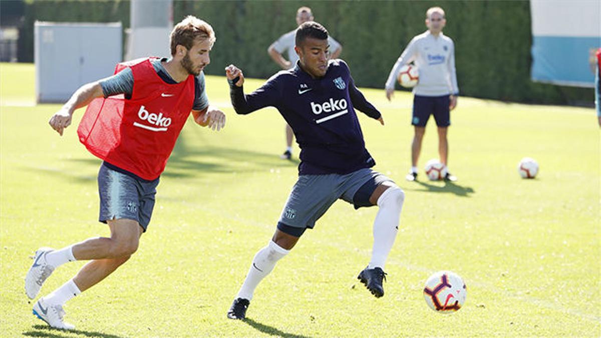 El Barça ha entrenado sin Leo Messi