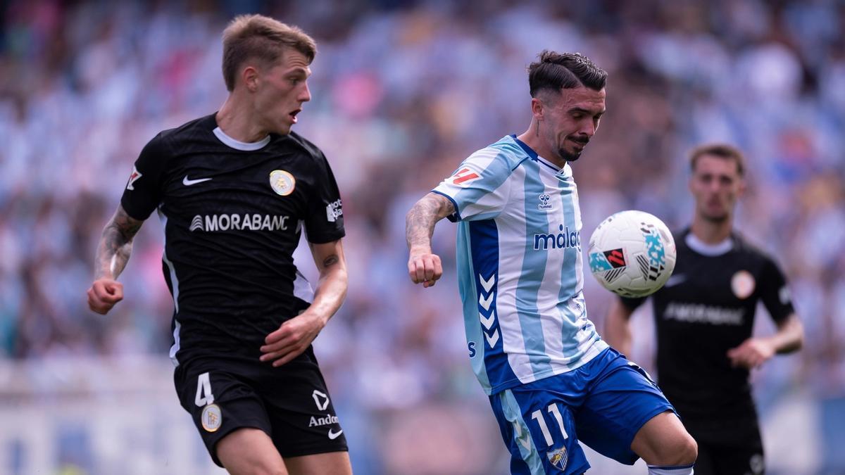 Joaquín Muñóz en un duelo ante el FC Andorra.