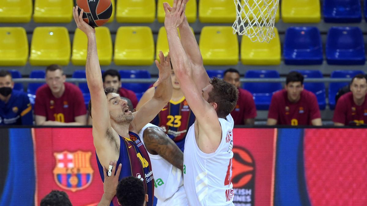 Pau Gasol redebuta con el Barça