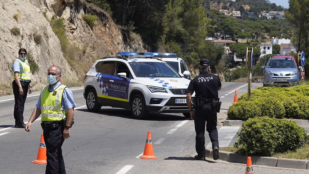 Incendi entre Lloret i Tossa