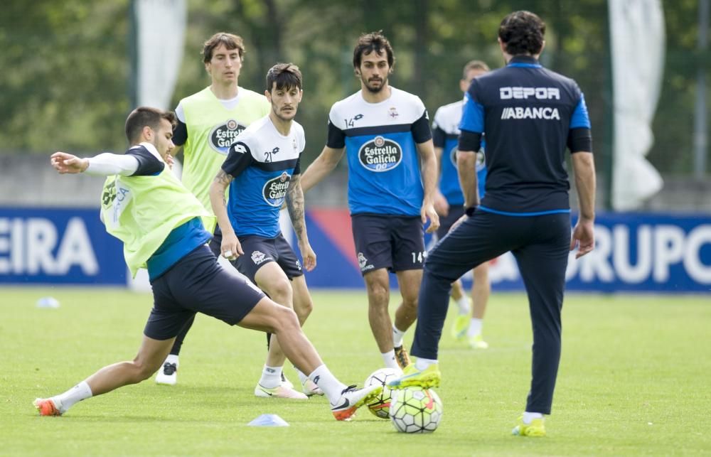 El Dépor avanza en la preparación del partido