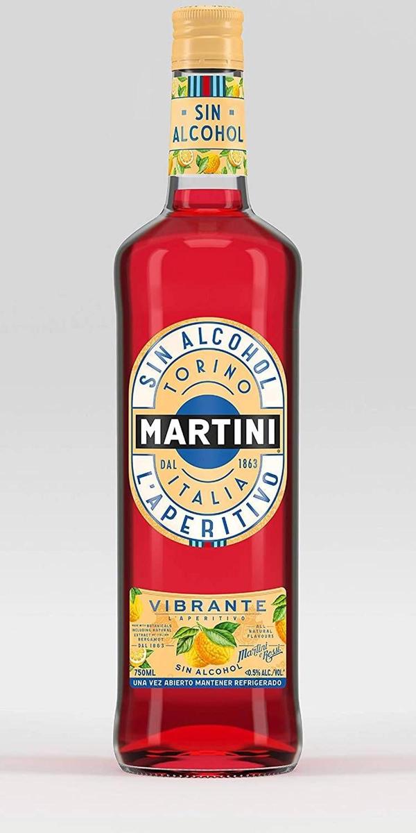Martini rojo sin alcohol