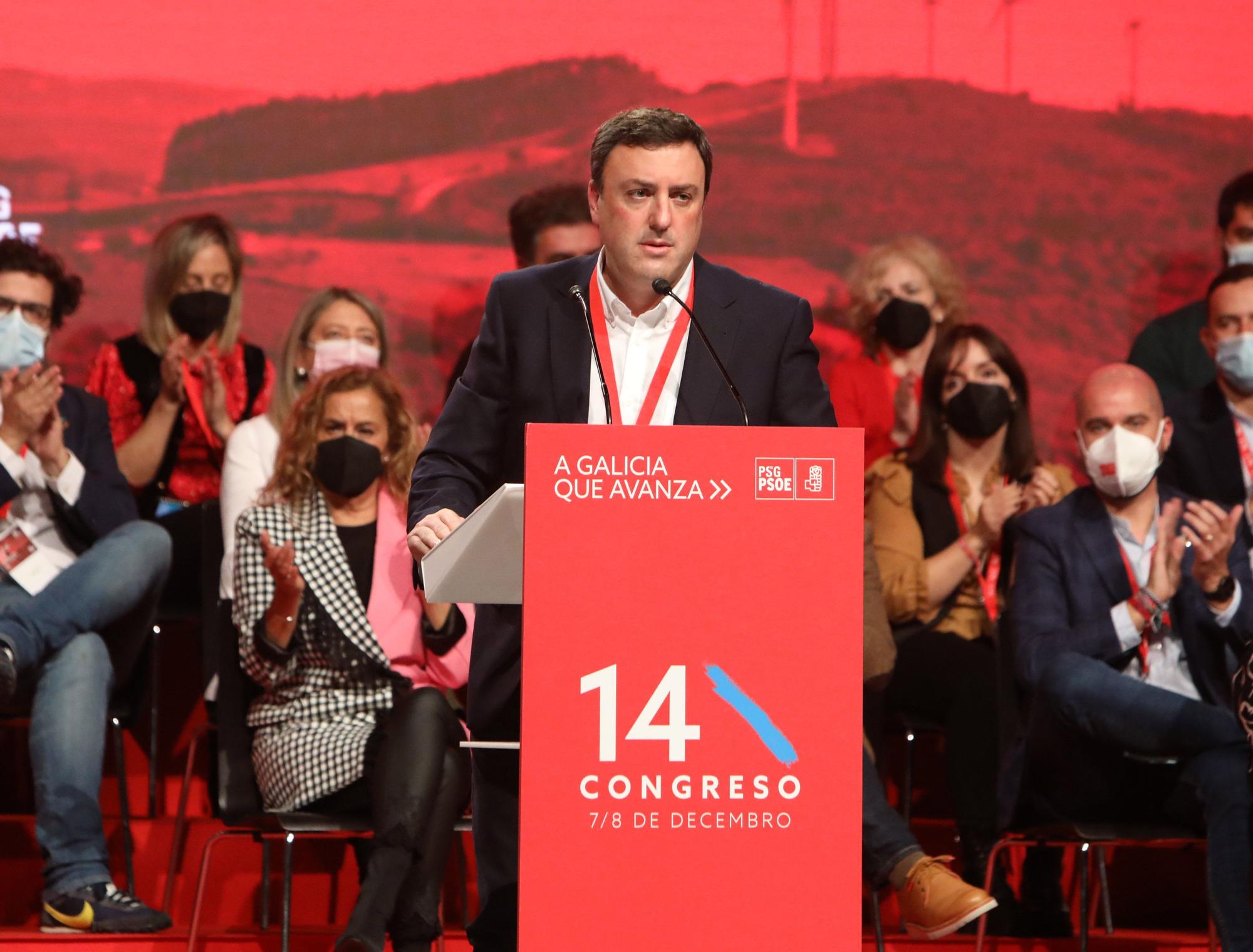 Pedro Sánchez clausura el congreso del PSdeG en Santiago