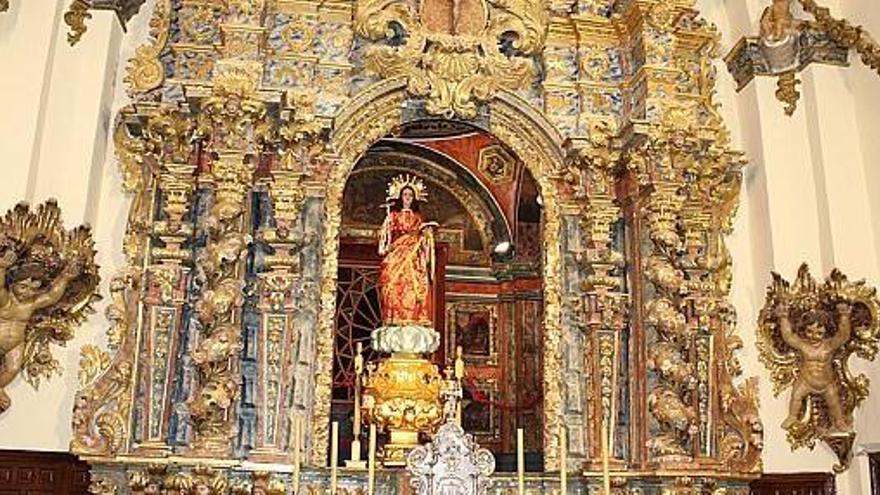 El retablo forma parte del patrimonio cultural de Murcia.