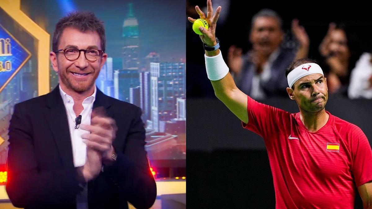 Pablo Motos y Rafa Nadal.