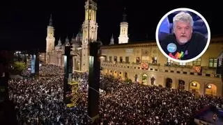 Javier Coronas recuerda su papel como pregonero de las Fiestas del Pilar: "Me dio un chasquis"