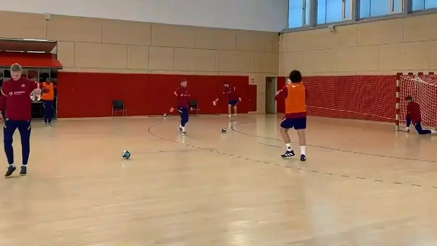 El Barça de balonmano comienza a preparar los cuartos de final de la Champions