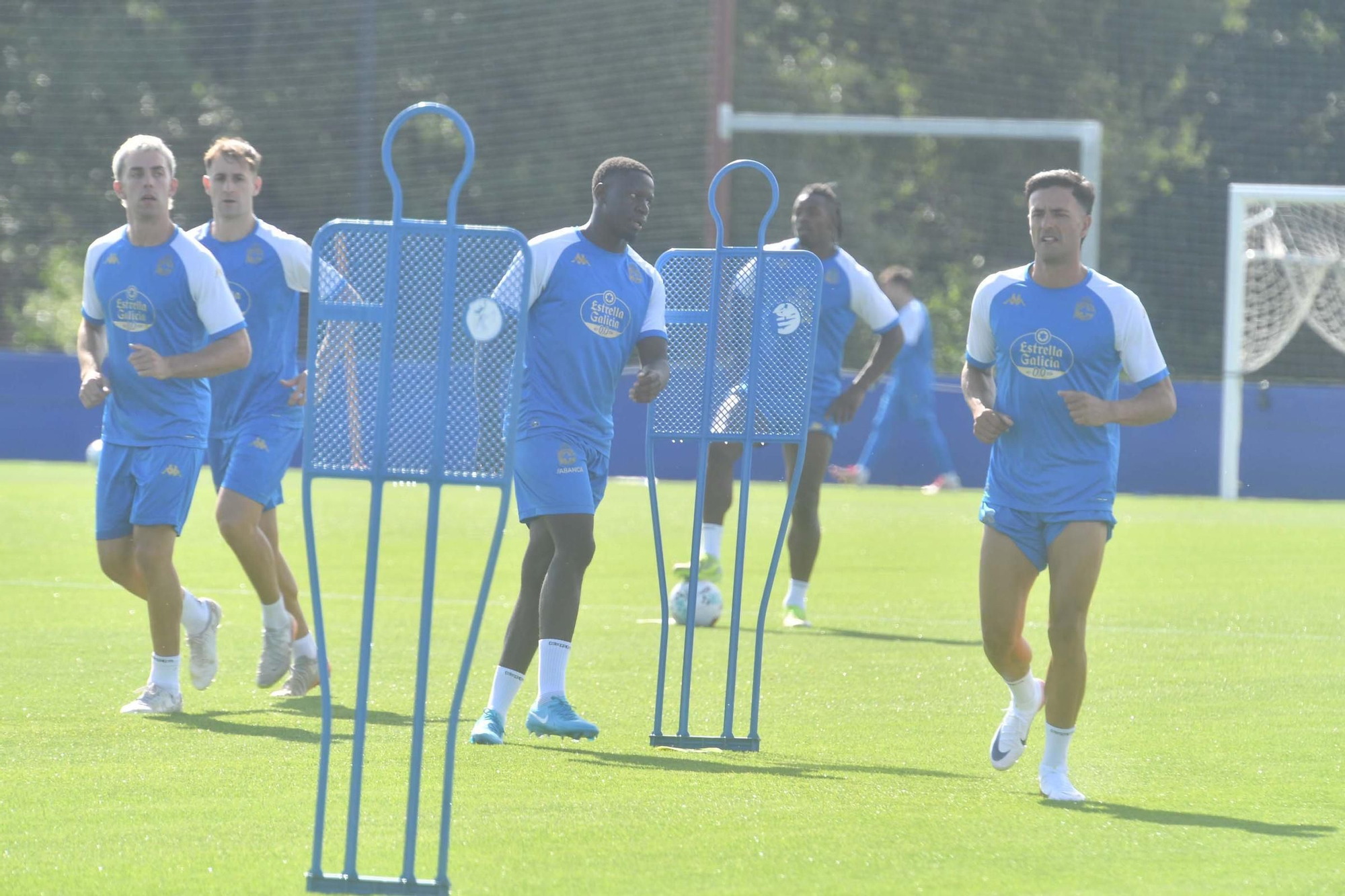 Primer entrenamiento bajo las órdenes de Antonio Hidalgo