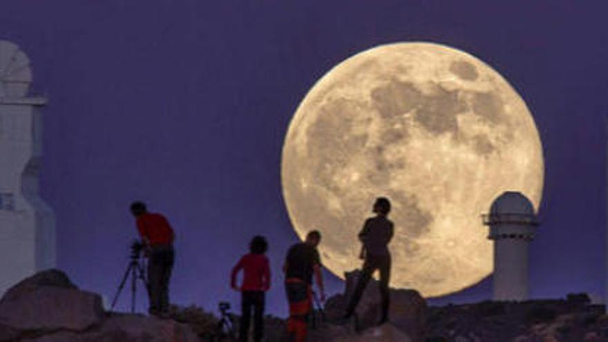 La Superluna de sangre de esta madrugada, visible desde Canarias