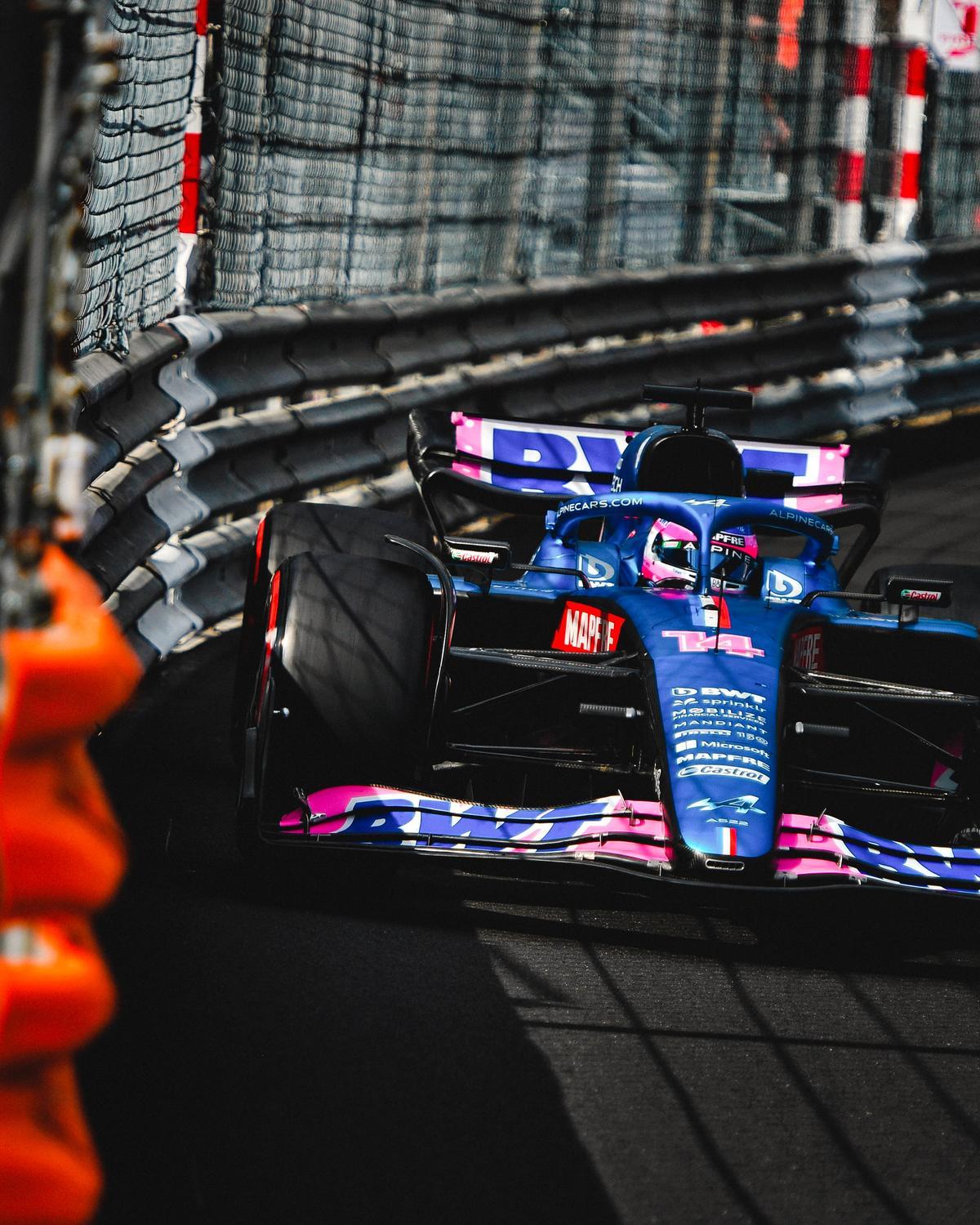 Fernando Alonso, durante el Gran Premio de Mónaco.