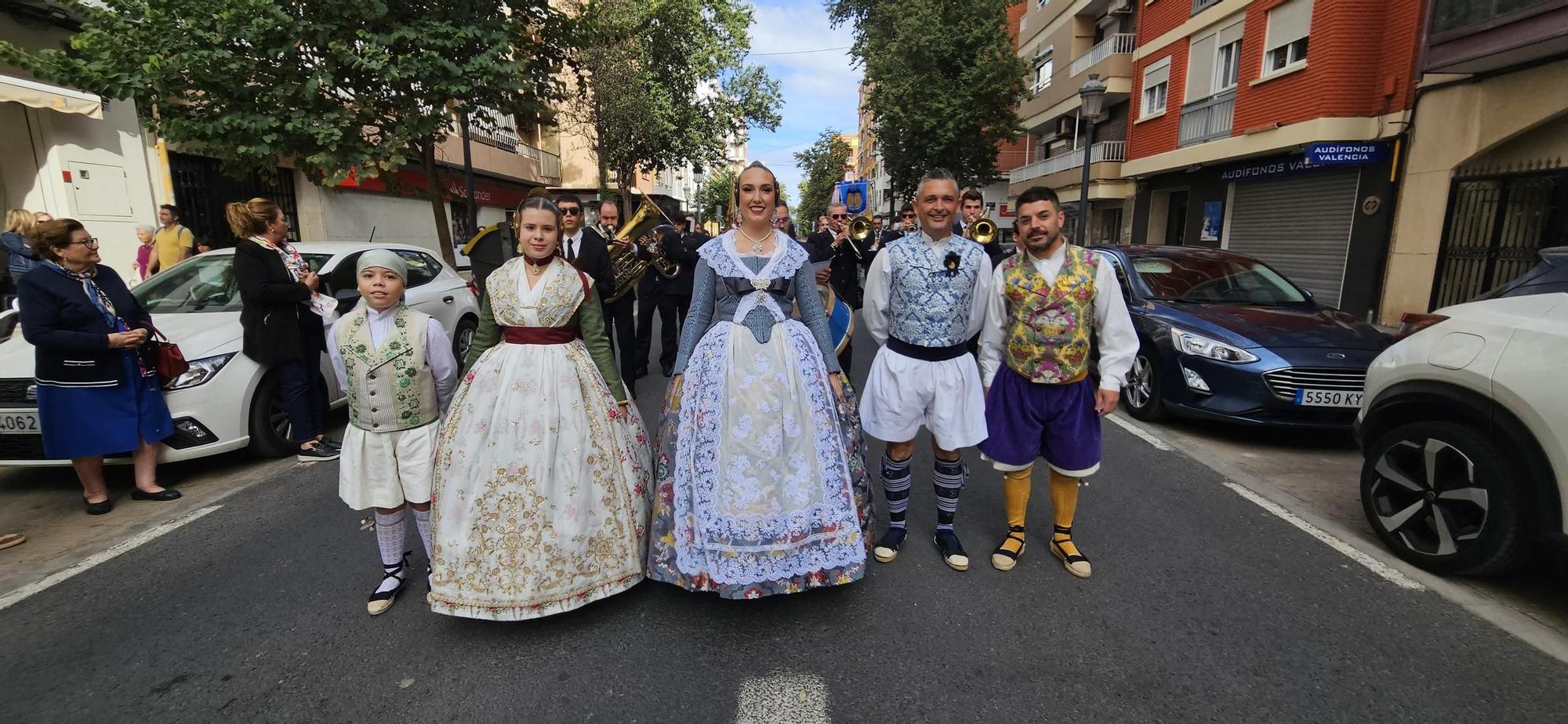 Las comisiones el Marítim, protagonistas en el Homenaje a la Senyera