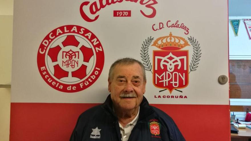 El CD Calasanz, de luto por la muerte de Moncho, el alma del club