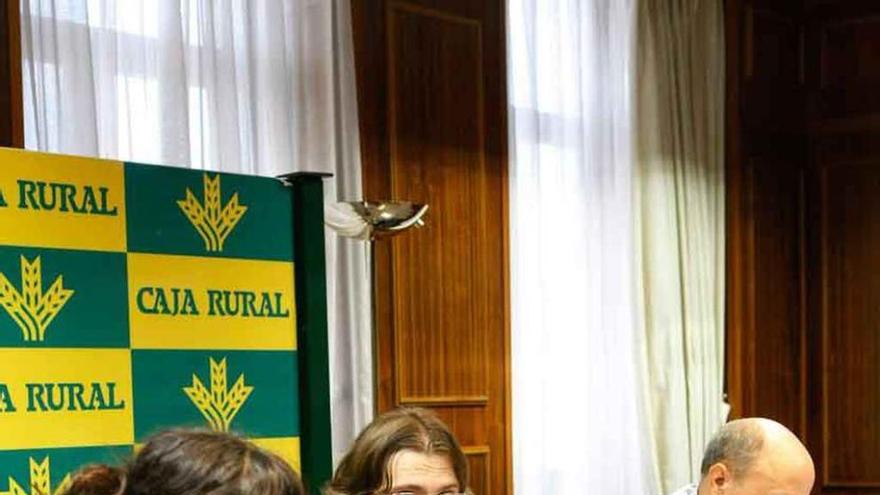 Patricia de Inés, José Sastre y Feliciano Ferrero.