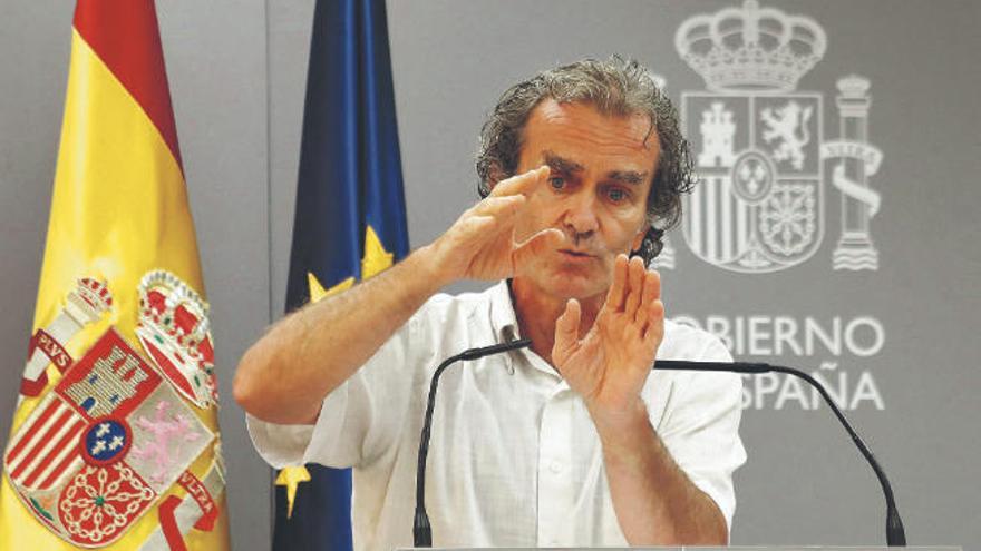 El director del Centro de Coordinación de Alertas y Emergencias Sanitarias del Ministerio de Sanidad, Fernando Simón.