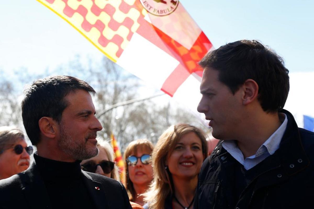 Manifestación de Sociedad Civil Catalana