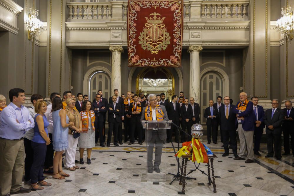 Actos de celebración del Valencia Basket