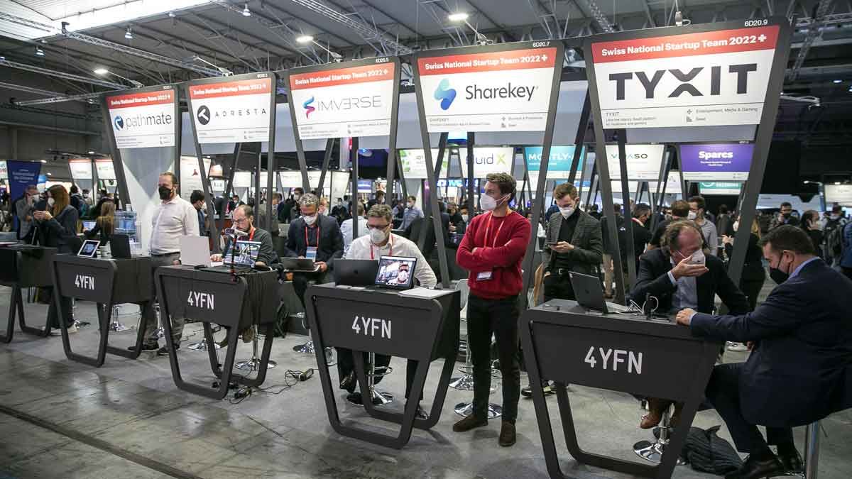 Ambiente en el salón 4YFN, en Barcelona