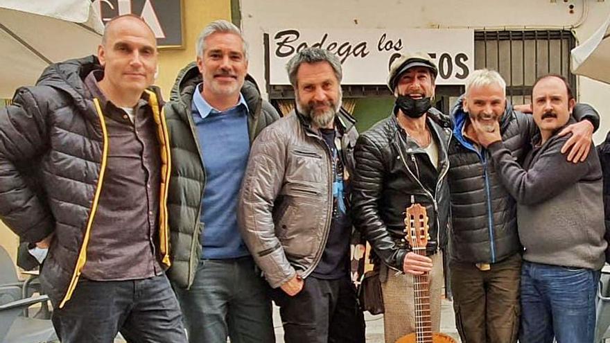 De izquierda a derecha, David Marqués, Adrià Collado, Eric Francés, Muchachito, Fernando Tejero y Carlos Areces.