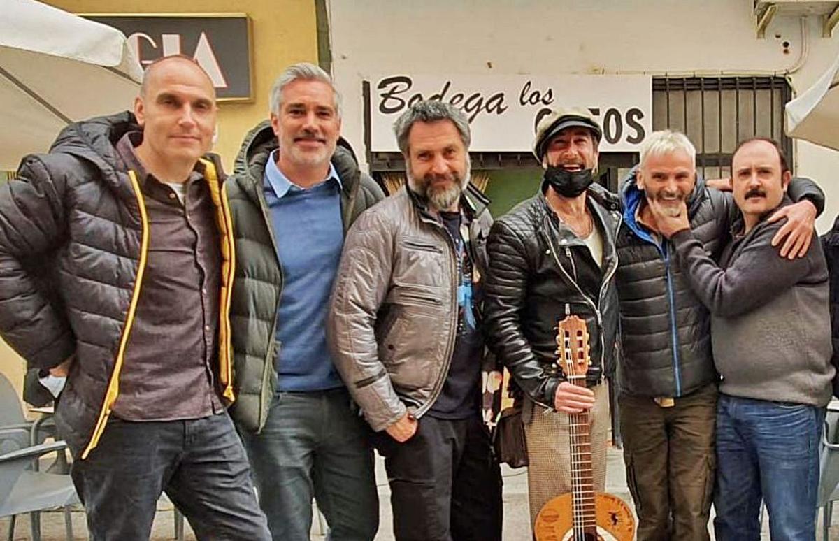David Marqués en el rodaje de ‘El club del paro’.    | FOTO CEDIDA POR DAVID MARQUÉS