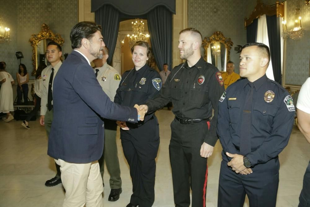 Policías americanos en Alicante