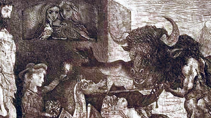 ´Minotauromachie (1935)´, de Pablo Picasso.