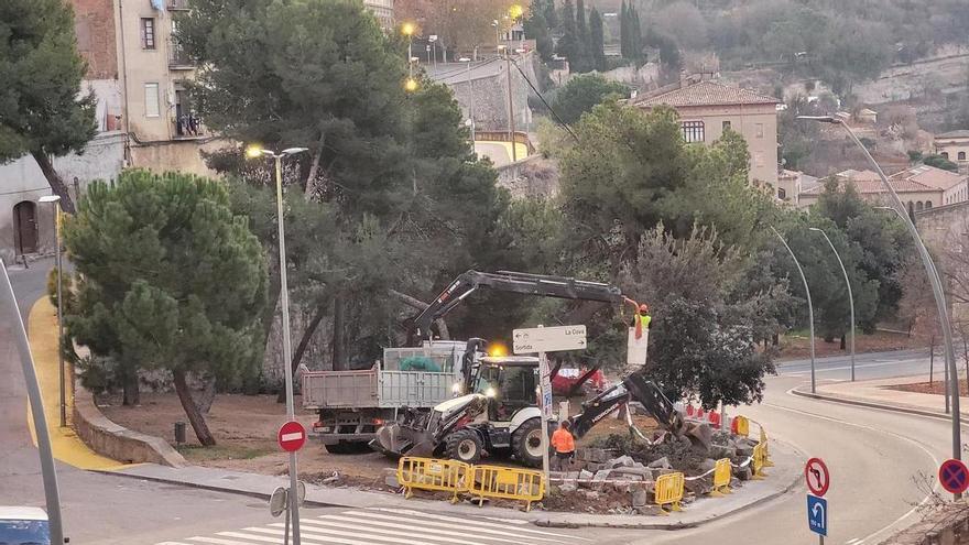 Tall al carrer Sant Marc pels treballs de millora de l&#039;accés al Camí de la Cova a partir del 22 de gener