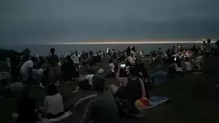 El eclipse no se deja ver en el Oriente: nubes en la costa, niebla en la montaña