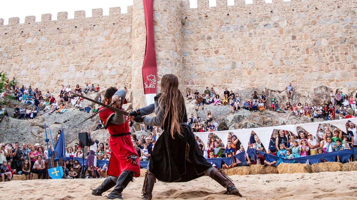 Combate singular, jornadas medievales de Ávila