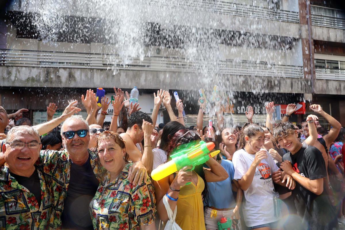 La Festa da Auga más multitudinaria que se recuerda