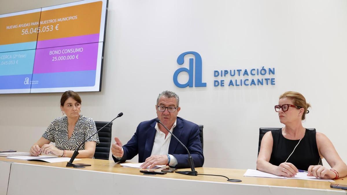 La Diputación de Alicante se desliga de la gestión del nuevo bono comercio pese a la investigación por el caso Baño