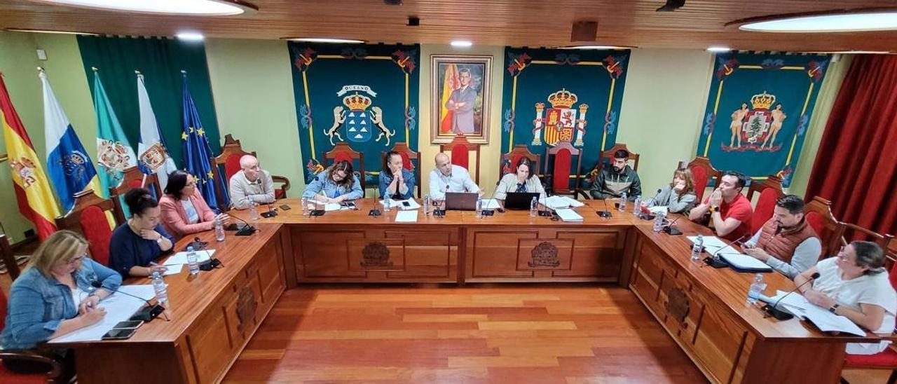 Pleno del Ayuntamiento de La Guancha el 1 de julio de 2022