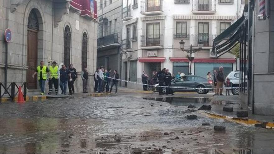 La rotura de una tubería modifica uno de los actos de la Romería de la Virgen de Luna